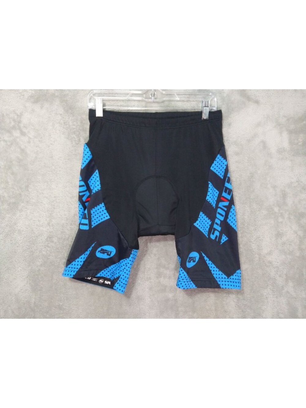 Sponeed Cycling Shorts Mens 2XL Black Padded Biking Bike Compression